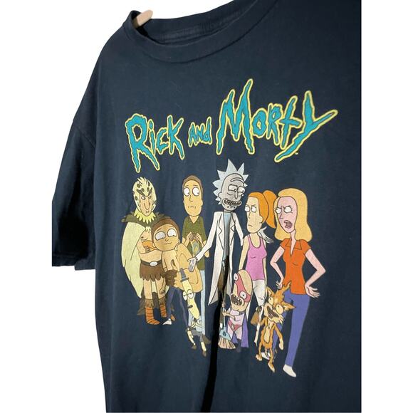 Rick and Morty Unisex Men's Adult Swim Graphic T-Shirt - Picture 4 of 4